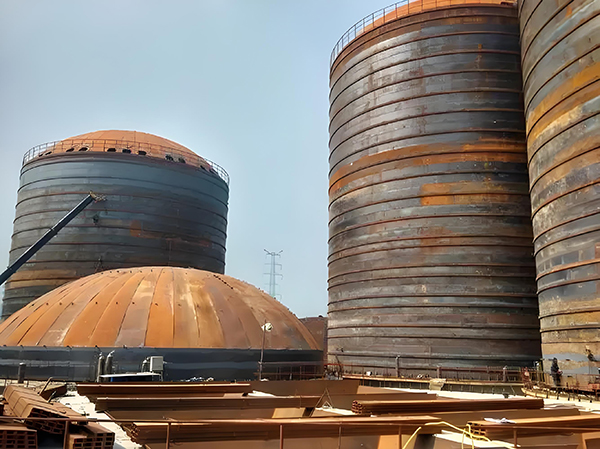 新抚焦粉钢板仓